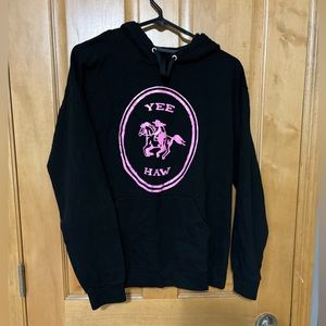 Black YEEHAH Sweatshirt. Size M.